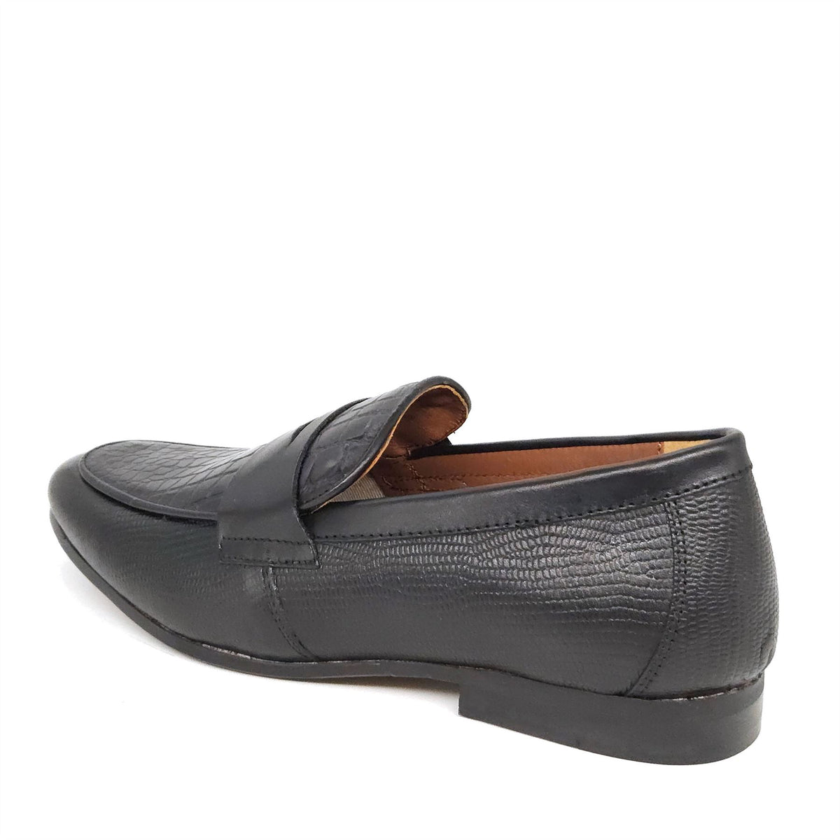 Sutton Textured Penny Loafers
