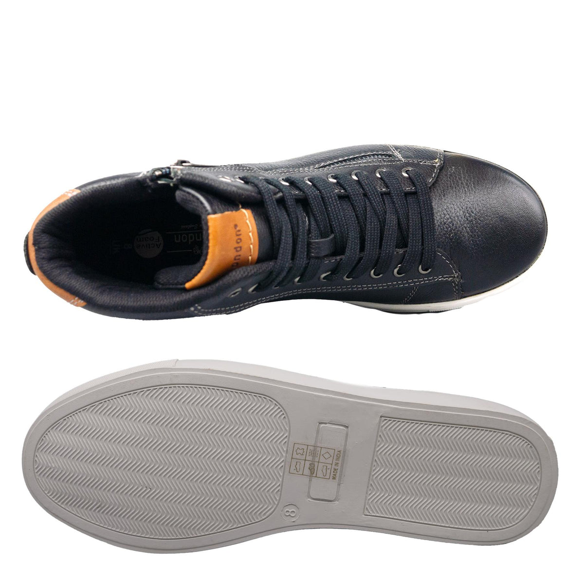 Ilford High Leather Top Trainers