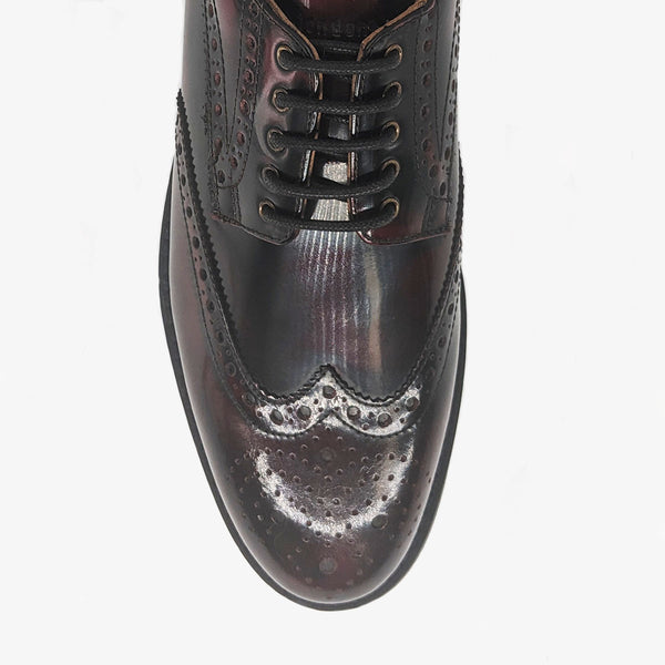 HX London Lace Up Brogue Leather Men's Shoe