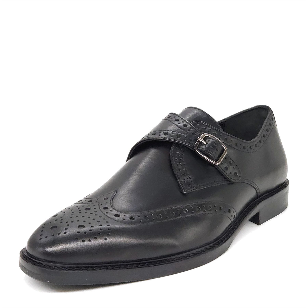 Barnet Monk Strap Brogue Shoes