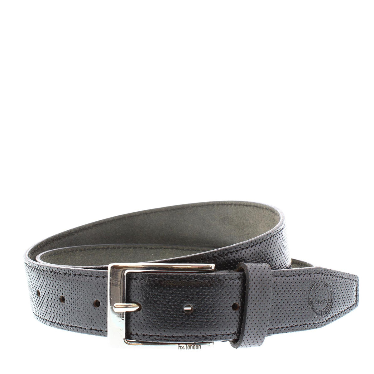Panama Pinhole Detail Leather Belt