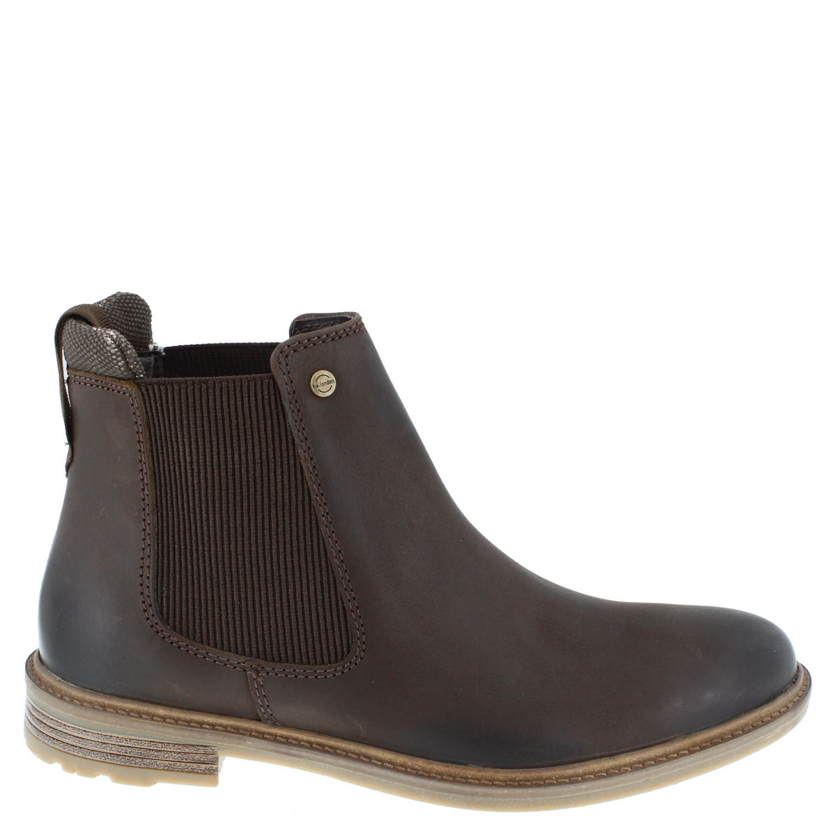 HX London Havering Men's Leather Pull On Dealer Chelsea Boots