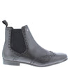 Harlow Leather Pointed Brogue Chelsea Boots