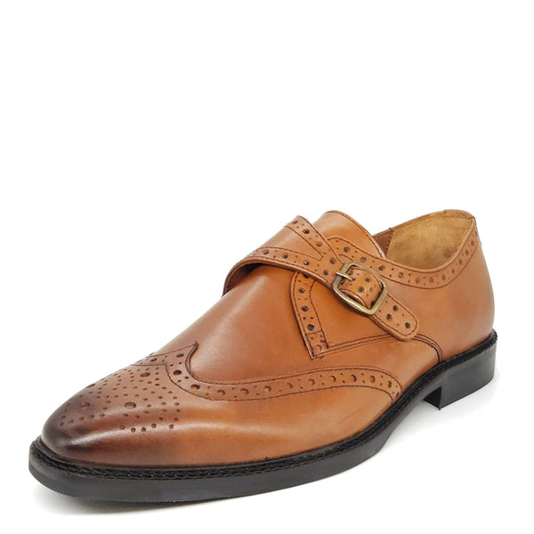 Barnet Monk Strap Brogue Shoes