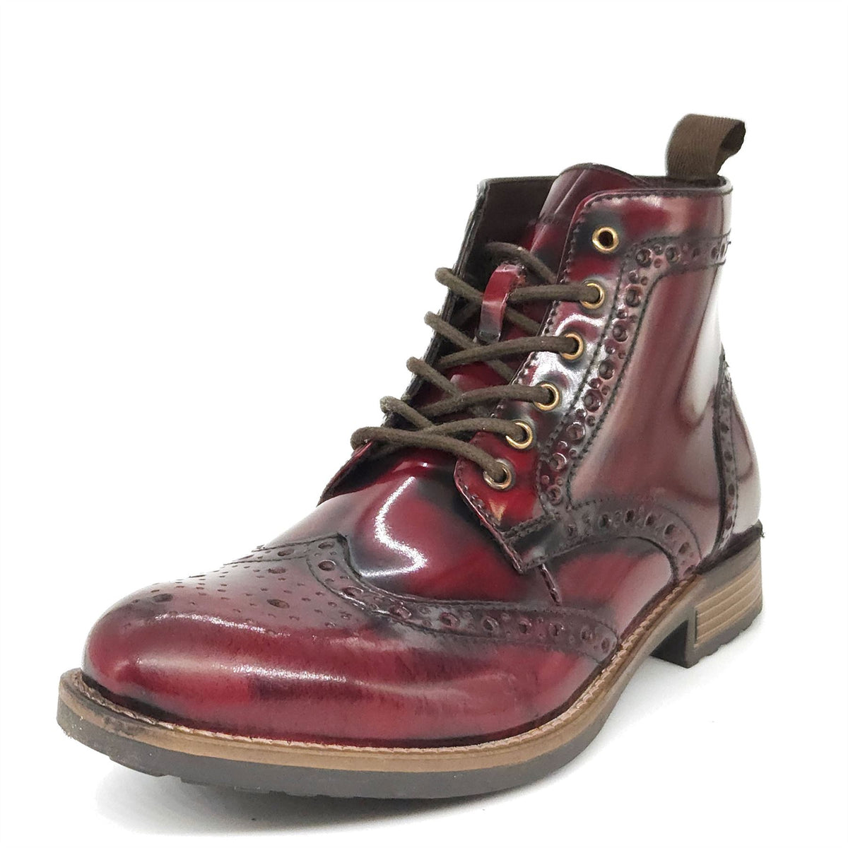 Kingston Brogue Lace Up Boots