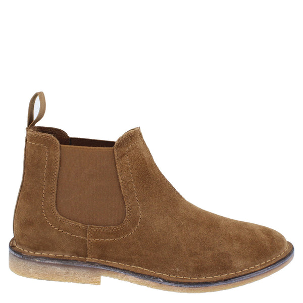 HX London Mojave Men's Suede Leather Pull On Desert Chelsea Boots