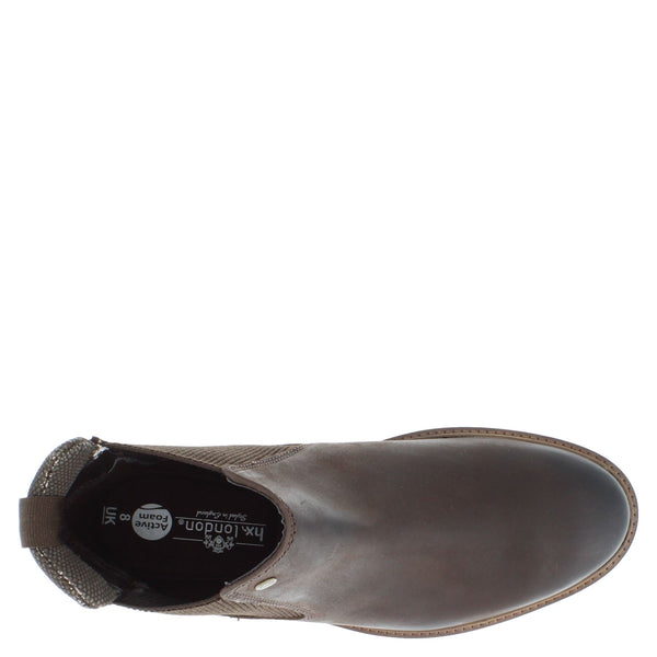 HX London Havering Men's Leather Pull On Dealer Chelsea Boots