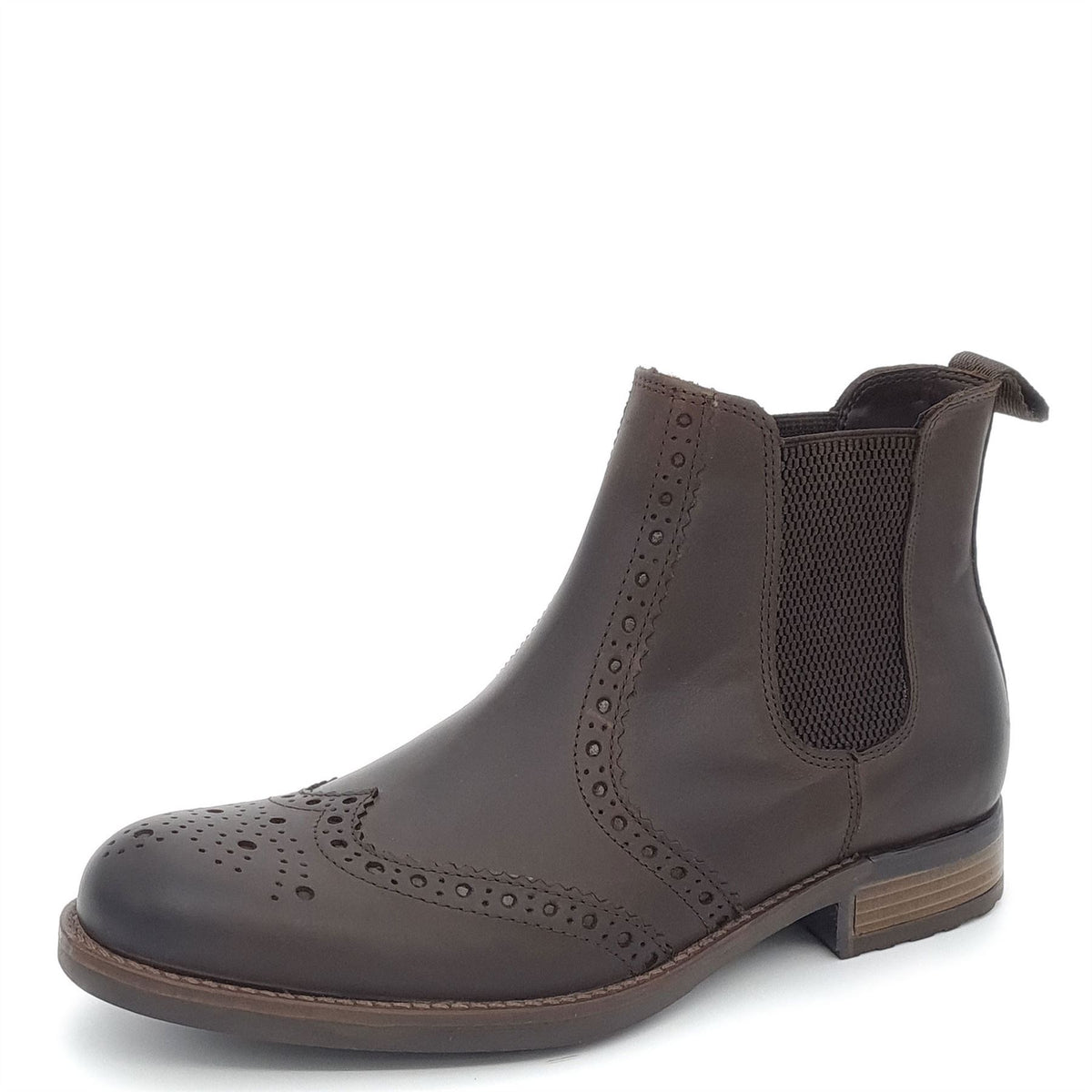 Albert Brogue Chelsea Boots