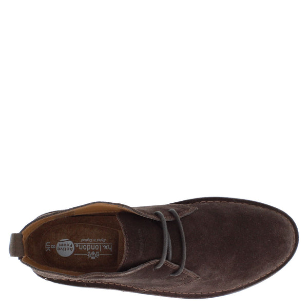 HX London Sahara Men's Suede Leather Lace Up Desert Boots