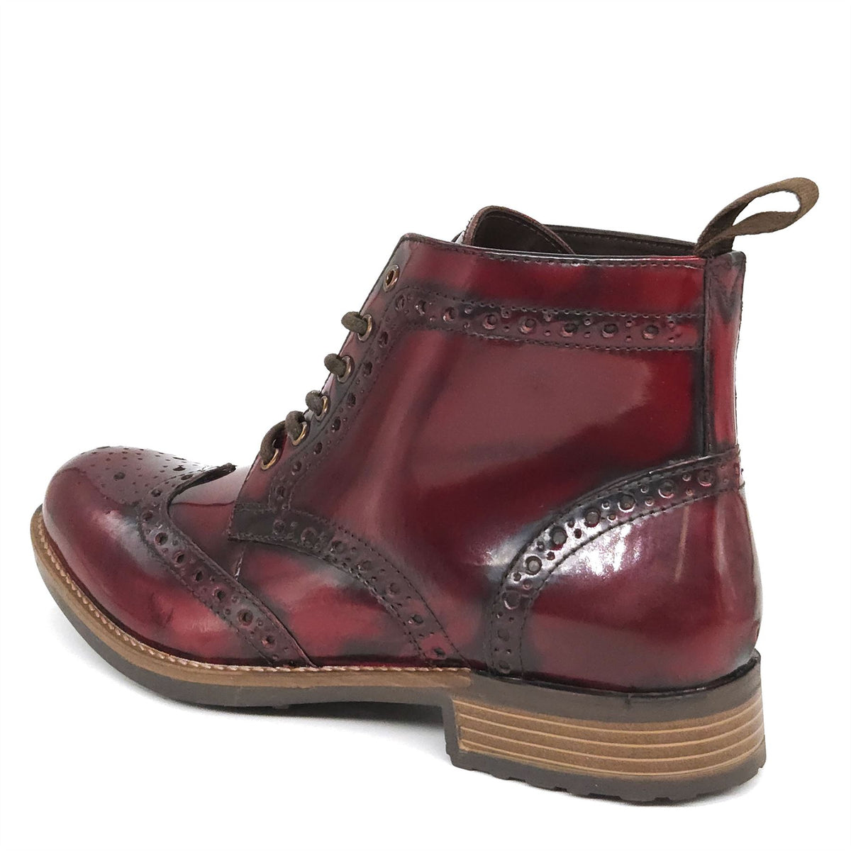 Kingston Brogue Lace Up Boots