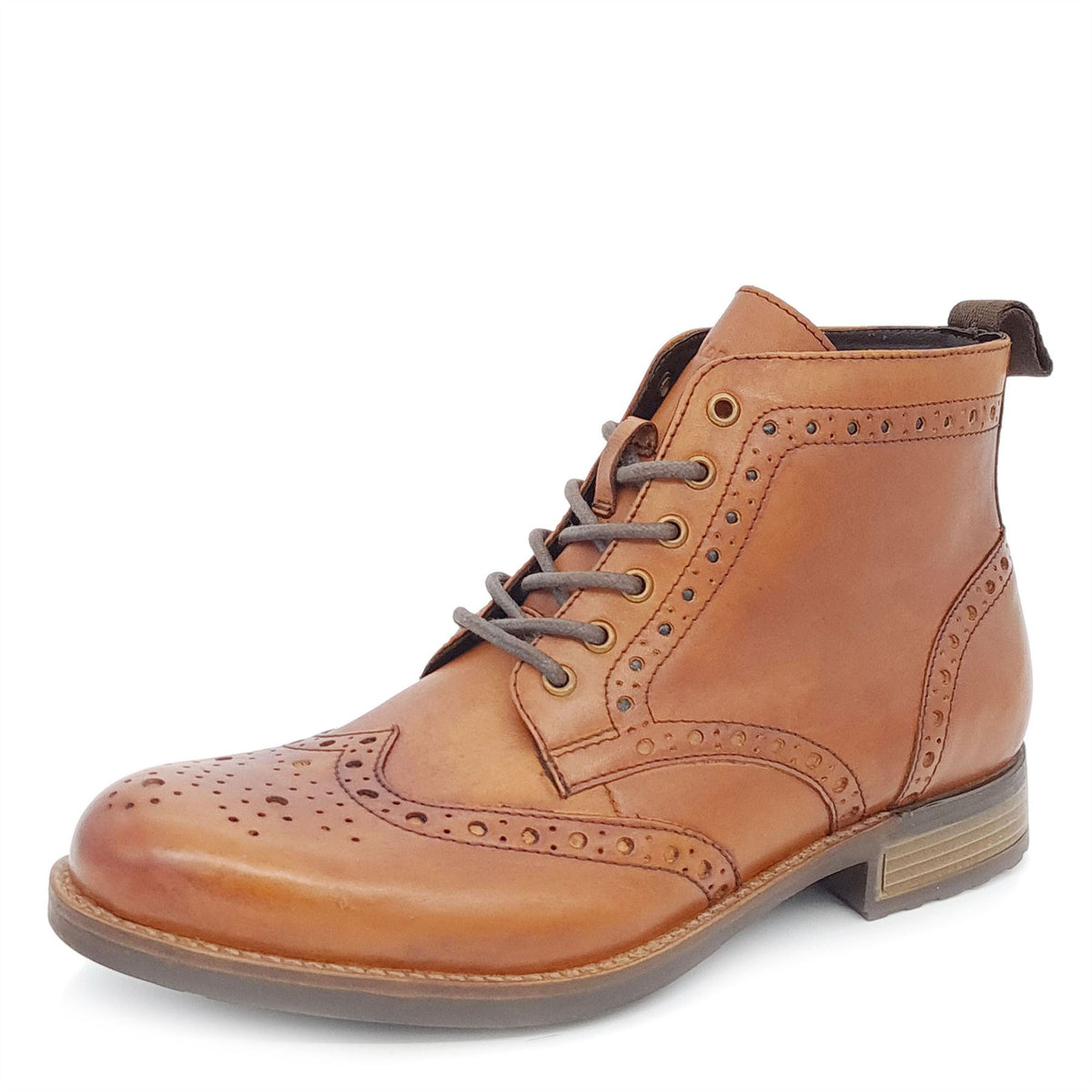 Kingston Brogue Lace Up Boots