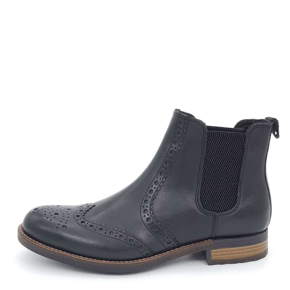 Albert Brogue Chelsea Boots