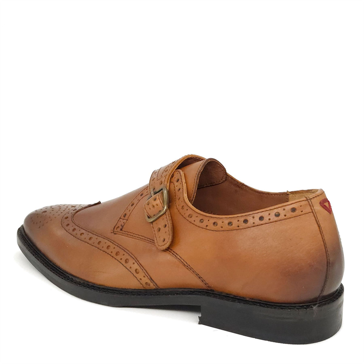 Barnet Monk Strap Brogue Shoes