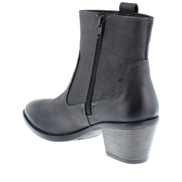 HX London Dakota Women's Leather Western Ankle Cowboy Boots