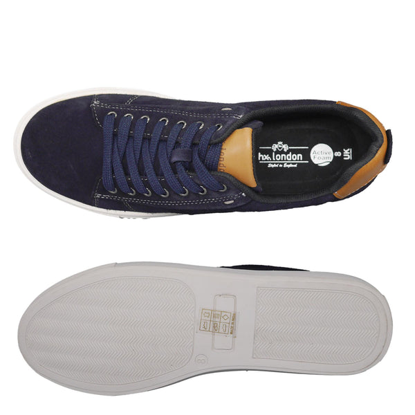 Romford Suede Smart Lace Up Trainers