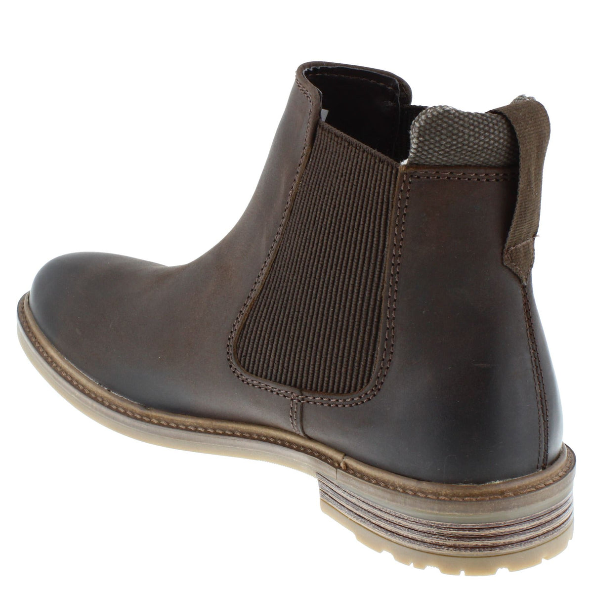 HX London Havering Men's Leather Pull On Dealer Chelsea Boots