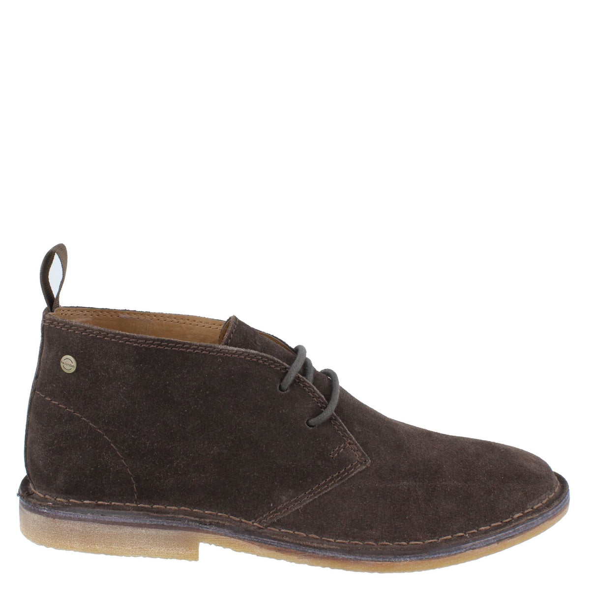HX London Sahara Men's Suede Leather Lace Up Desert Boots