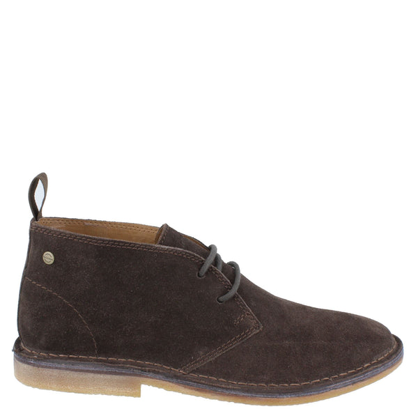 HX London Sahara Men's Suede Leather Lace Up Desert Boots