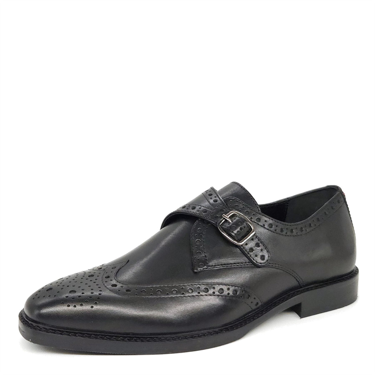 Barnet Monk Strap Brogue Shoes