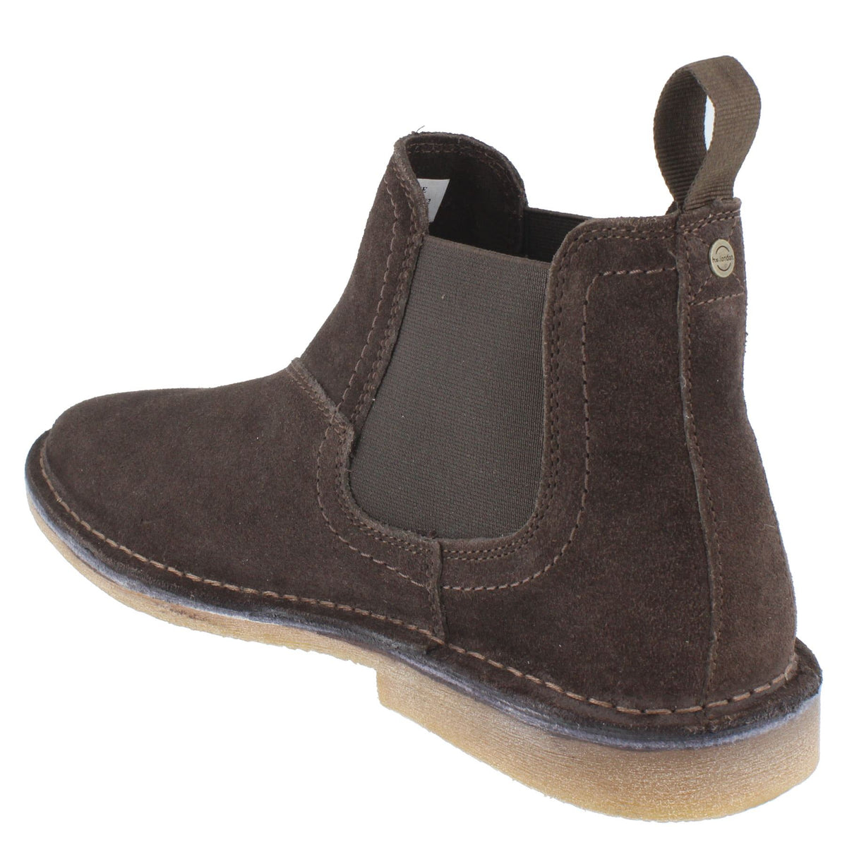 HX London Mojave Men's Suede Leather Pull On Desert Chelsea Boots