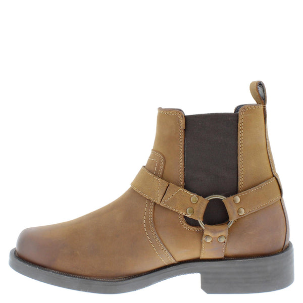 Malden Western Ankle Biker Boots