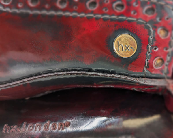 HX London Brand Details on Stud and Embossing