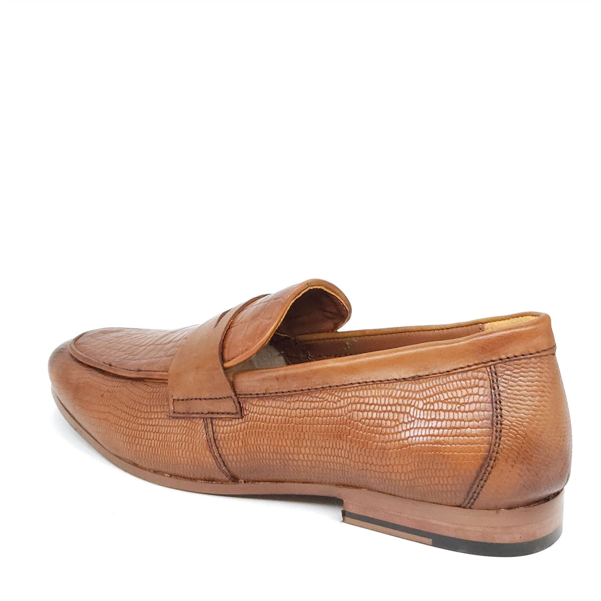 Sutton Textured Penny Loafers