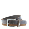 Silicon Leather with Suede Belt