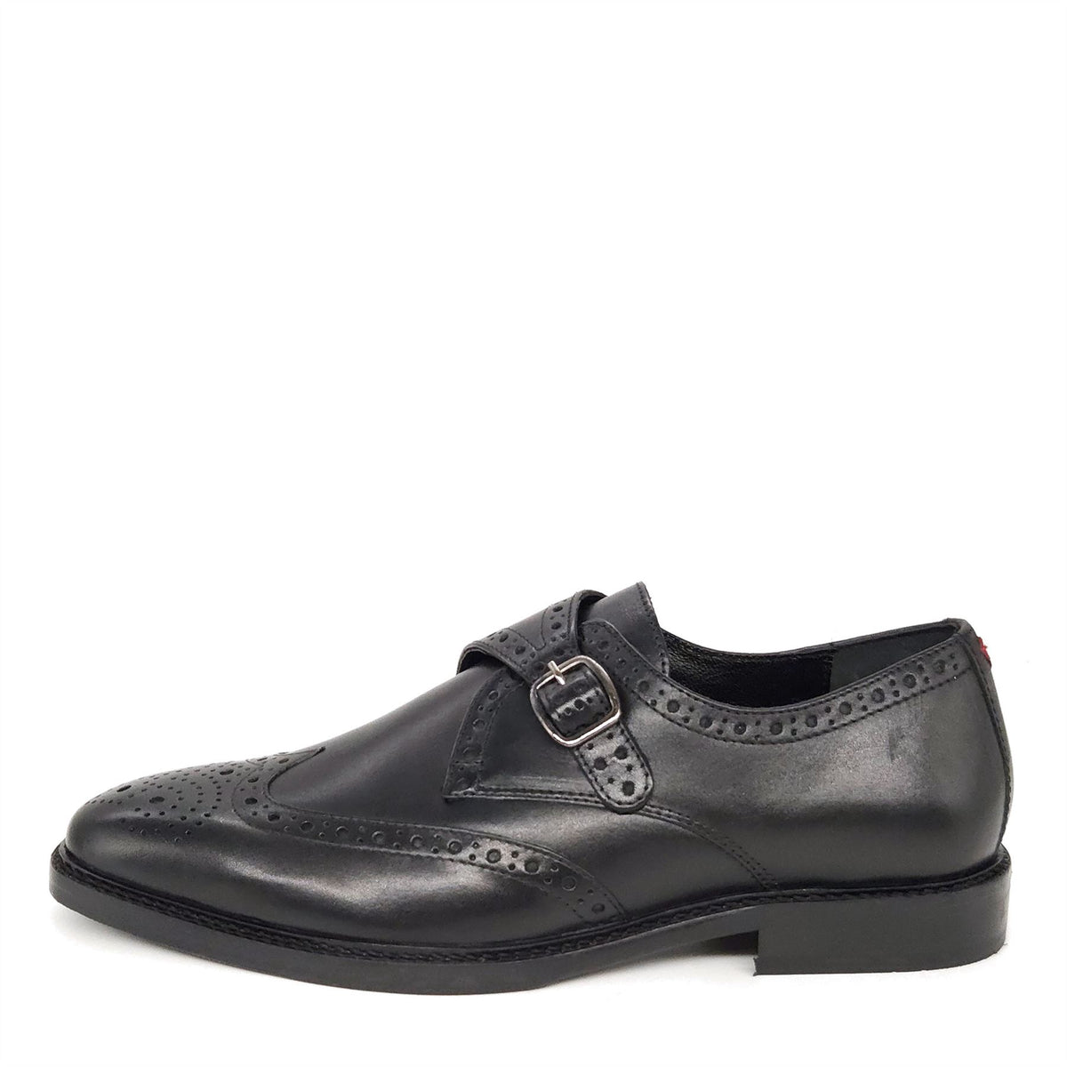 Barnet Monk Strap Brogue Shoes