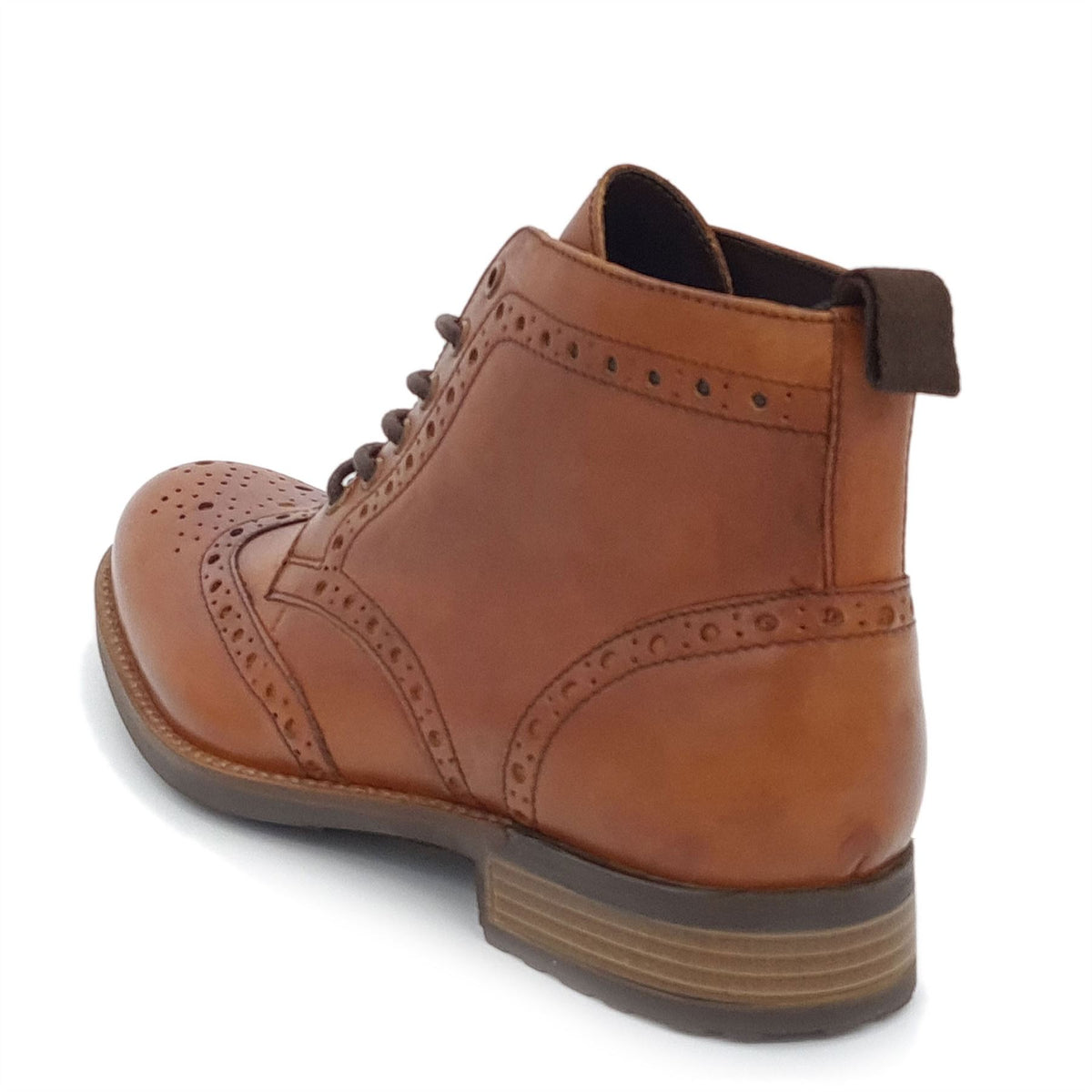 Kingston Brogue Lace Up Boots