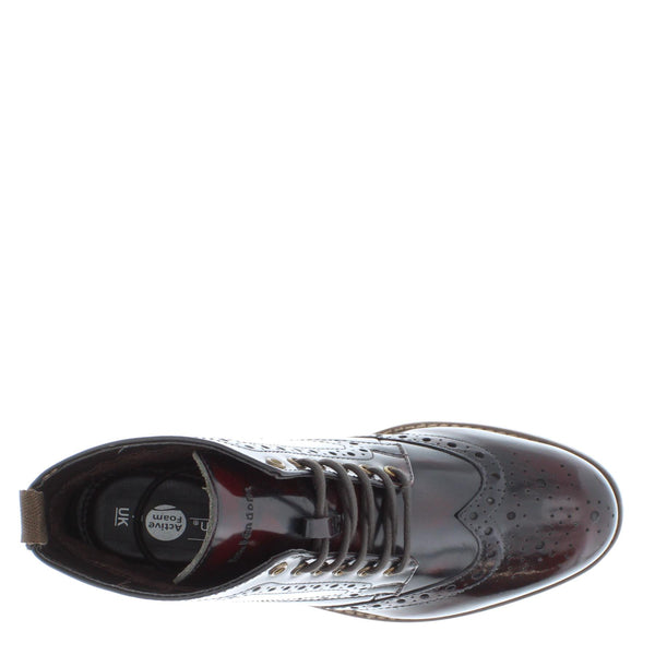 Kingston Brogue Lace Up Boots