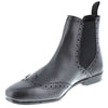 HX London Harlow Men's Leather Smart Pointed Toe Brogue Chelsea Boots