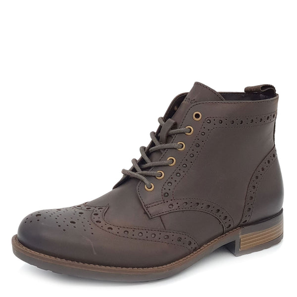 Kingston Brogue Lace Up Boots