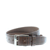 Crosswood Leather Crocodile Belt