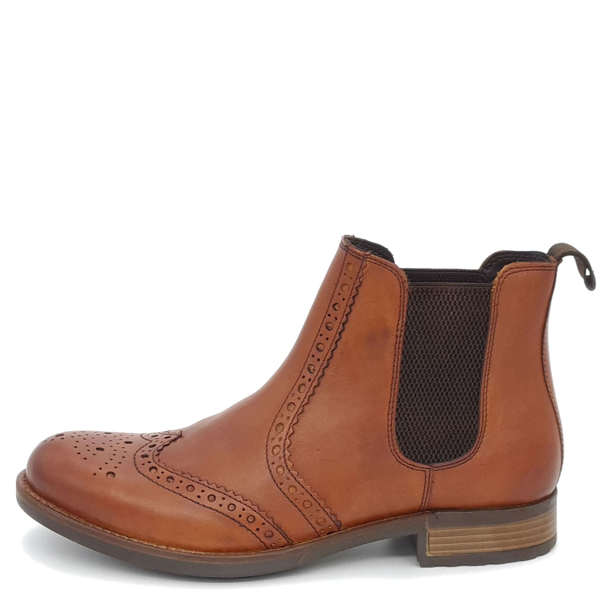 Albert Brogue Chelsea Boots