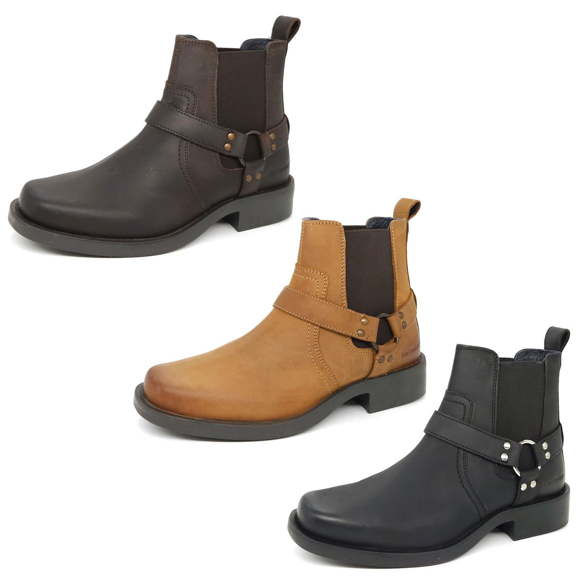 Malden Western Ankle Biker Boots