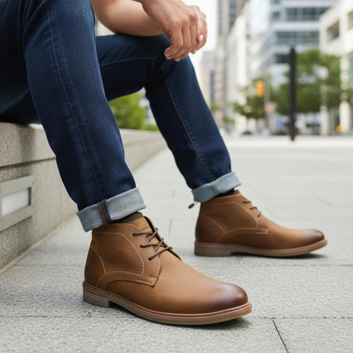Kilburn Leather Chukka Boots
